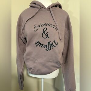 Women’s Small custom hoodie NWOT Purple